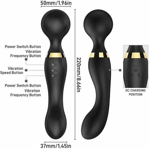 Electric Massage Stick – Portable Handheld Body Massager with 3 Vibration Speeds
