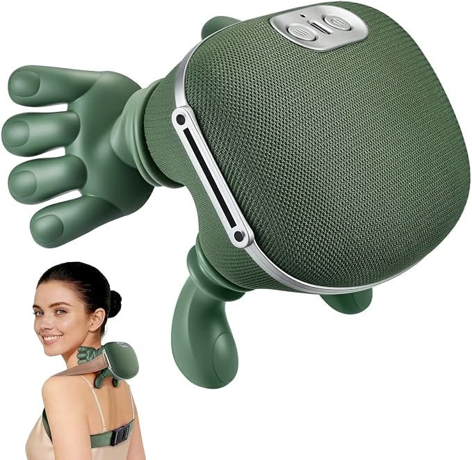3D Electric Neck & Shoulder Massager – Portable Kneading Massage Device