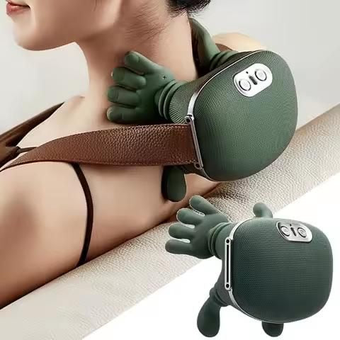3D Electric Neck & Shoulder Massager – Portable Kneading Massage Device